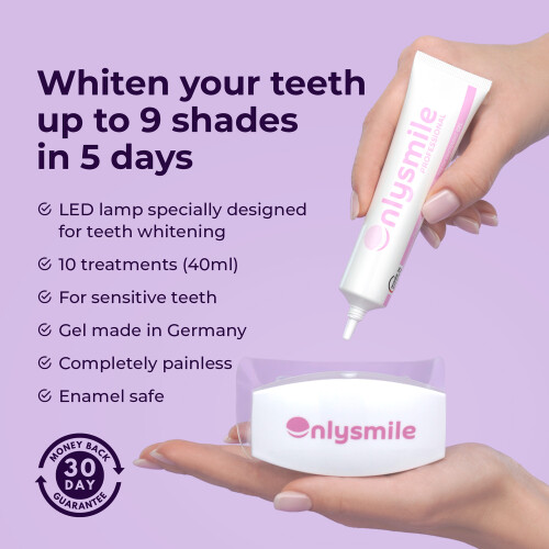 OnlySmile Zahnbleaching-Kit Dream Team Bundle – Zahnbleaching Set mit Zahnpulver 2