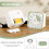 Visual Timer for Kids with Pause Button, 60 Minute Color Countdown for Classroom, Study and Cooking (White) 3