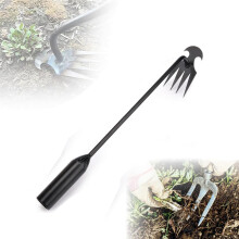 Weeding Tool with Ergonomic Long Handle, Heavy Duty Garden Weed Puller for Effortless Removal 19.7'