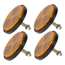4Pcs Bike Reflectors Waterproof Visibility Safety Tape for Mountain and Road Bicycles