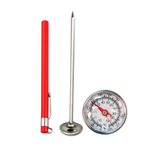 Stainless Steel Food Thermometer Meat Thermometer Coffee Milk Thermometer for Kitchen Home Daily Use with Cover