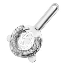 Stainless Steel Bar Cocktail Strainer Professional Hawthorne Strainer Cocktail Shaker Strainer Strainer for Bartenders and Mixologists