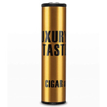 Cigar Travel Case with Stainless Steel Humidor Tube, Builtin Hygrometer, Freshness Lock for 35