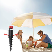 RuiJiao Premium Beach Umbrella Sand Anchor with Sand Anchor and Handle - Durable and Easy Setup for Outdoor Sun Protection