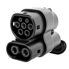 CCS1-zu-CCS2-Stecker EV-Adapter Ladeanschluss 250A AC+DC US auf EU EV-Ladegerät Schnellanschluss