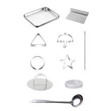 Cookies Sugar Mold Star Biscuits Cutters Korean Candy Christmas Sponge Chocolate Making Tools Squeezer