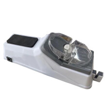 Electric Sharpener for Home, 5-Second Quick Sharpening & Polishing with Protective Cover (Power Cord Interface) - Compatible with Kitchen Tools