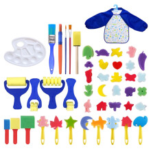 Pcs Kids DIY Graffiti Set Art Supplies Sponge Brush Painting Tool Drawing Toys (Accessory Random Style)