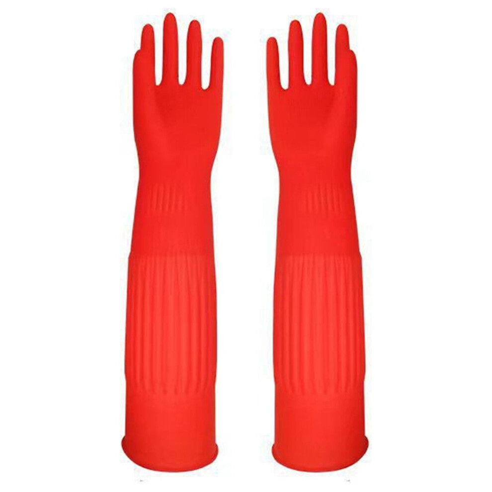 Jacenvly Cute Room Decor Clearance 45Cm Household Natural Gloves Household Kitchen Dishwashing Rubber Durable