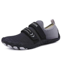 (45,A05-BLACK)Water Shoes Men Women Beach Aqua Shoes Quick Dry Children Barefoot Upstream Hiking Parent-Child Wading Sneakers Swimming Shoes