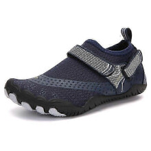 (45,A021-1-DarkBlue)Water Shoes Men Women Beach Aqua Shoes Quick Dry Children Barefoot Upstream Hiking Parent-Child Wading Sneakers Swimming Shoes