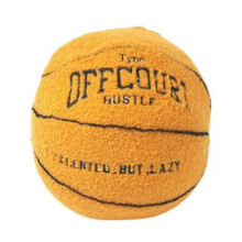 Basketball Throw Pillow Teddy Fleece Plush Cushion 9.8' SportsInspired Home Decor Gift Yellow