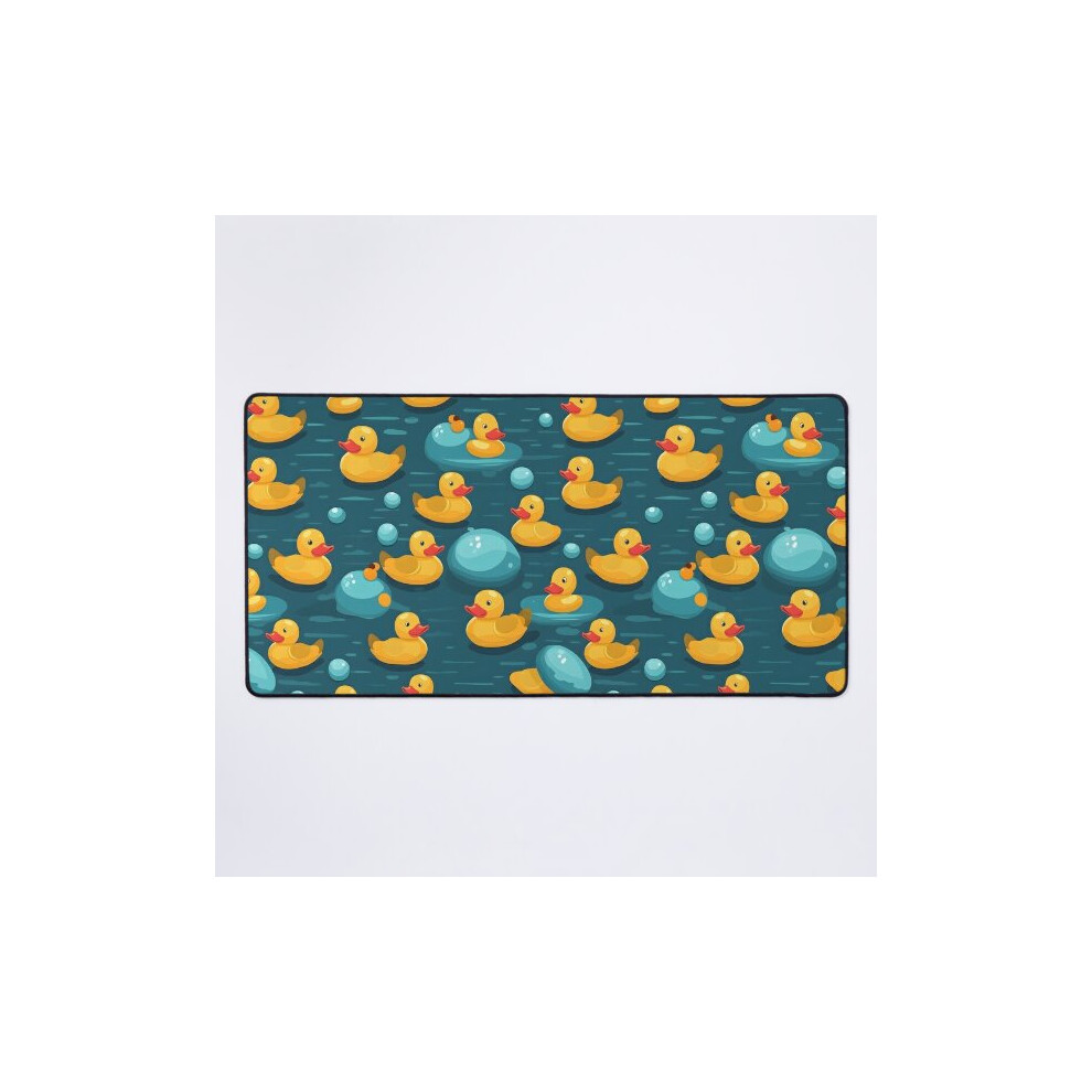 A New Rubber Duckies Desk Mat Green 9027700436893