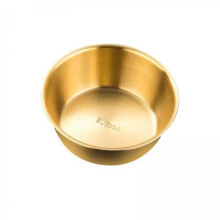 Korean Stainless Steel Bowl Set of 2, 304 Steel Rice and Noodle Soup Bowls for Home or Camping