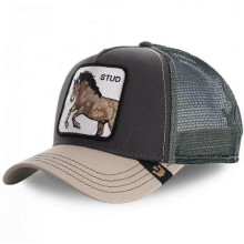 (24)Men's Animal Embroidered Baseball Cap Sun Protection Breathable Cotton Adjustable Curved Brim Trucker Hat Panther Rooster Lion Design