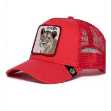 (25)Men's Animal Embroidered Baseball Cap Sun Protection Breathable Cotton Adjustable Curved Brim Trucker Hat Panther Rooster Lion Design