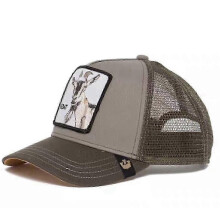 (15)Men's Animal Embroidered Baseball Cap Sun Protection Breathable Cotton Adjustable Curved Brim Trucker Hat Panther Rooster Lion Design