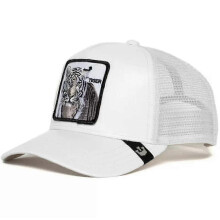 (20)Men's Animal Embroidered Baseball Cap Sun Protection Breathable Cotton Adjustable Curved Brim Trucker Hat Panther Rooster Lion Design