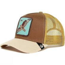 (43)Men's Animal Embroidered Baseball Cap Sun Protection Breathable Cotton Adjustable Curved Brim Trucker Hat Panther Rooster Lion Design
