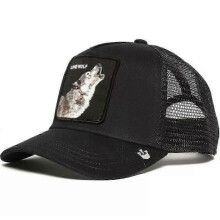 (54)Men's Animal Embroidered Baseball Cap Sun Protection Breathable Cotton Adjustable Curved Brim Trucker Hat Panther Rooster Lion Design