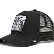 (59)Men's Animal Embroidered Baseball Cap Sun Protection Breathable Cotton Adjustable Curved Brim Trucker Hat Panther Rooster Lion Design
