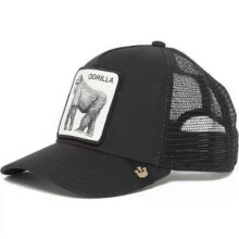 (55)Men's Animal Embroidered Baseball Cap Sun Protection Breathable Cotton Adjustable Curved Brim Trucker Hat Panther Rooster Lion Design