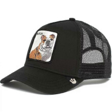 (49)Men's Animal Embroidered Baseball Cap Sun Protection Breathable Cotton Adjustable Curved Brim Trucker Hat Panther Rooster Lion Design