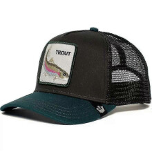 (44)Men's Animal Embroidered Baseball Cap Sun Protection Breathable Cotton Adjustable Curved Brim Trucker Hat Panther Rooster Lion Design