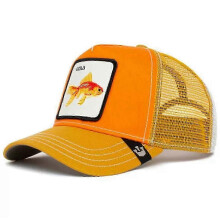 (41)Men's Animal Embroidered Baseball Cap Sun Protection Breathable Cotton Adjustable Curved Brim Trucker Hat Panther Rooster Lion Design
