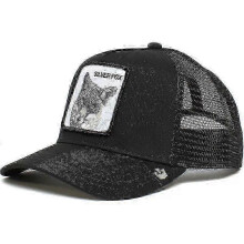 (48)Men's Animal Embroidered Baseball Cap Sun Protection Breathable Cotton Adjustable Curved Brim Trucker Hat Panther Rooster Lion Design