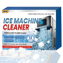 Ice Maker Cleaner Tablets – Nickel Safe Descaler for Hard Water, Removes Scale, 12pcs 6 Month Supply