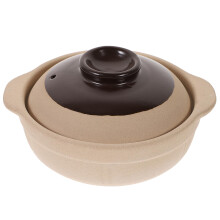 Clay Cooking Pot Heat Resistant Unglazed Ceramic Casserole for Bibimbap Stews and Home Kitchen Use