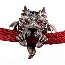 (Red Pupils) Cute Dragon Bracelet, 2025 New Adjustable Delicate Dragon Bracelet