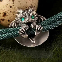 (Green Pupils) Cute Dragon Bracelet, 2025 New Adjustable Delicate Dragon Bracelet