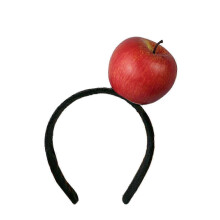 (red apple) Elegant Women's Hair Hoop Headband for Daily Wear, Dating, Side Bangs & Costume Parties