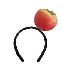 (tomato) Elegant Women's Hair Hoop Headband for Daily Wear, Dating, Side Bangs & Costume Parties