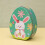 Set of 4 Easter Egg Tin Cookie Boxes with Bunny Design, Reusable Candy Storage Containers with Lids 3