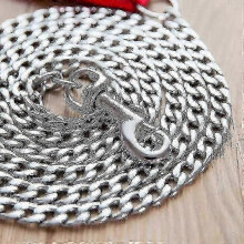 (Black) Heavy Duty Dog Leash with Foam Padding, Anti-Bite and Anti-Cut Metal Chain for Small, Medium, and Large Dogs