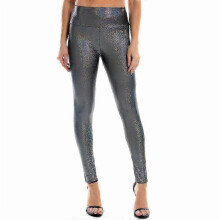 (XL,black)Sexy Womens Faux Leather High Waisted Leggings