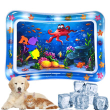 Inflatable Water Play Mat for Kids and Pets, Interactive Sensory Fun, Octopus 19.69x27.56 Inch