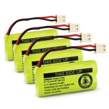 Cordless Phone Battery Pack BT183342 BT283342 2.4V 800mAh for VTech and AT&T Phones Pack of 4
