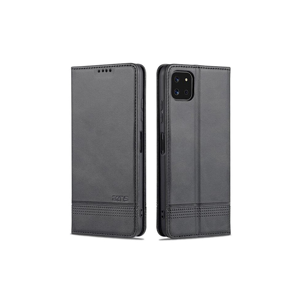 Compatible With Samsung Galaxy A22 5G - Stylish Practical Yazunshi Wallet Case Black 9377112445823