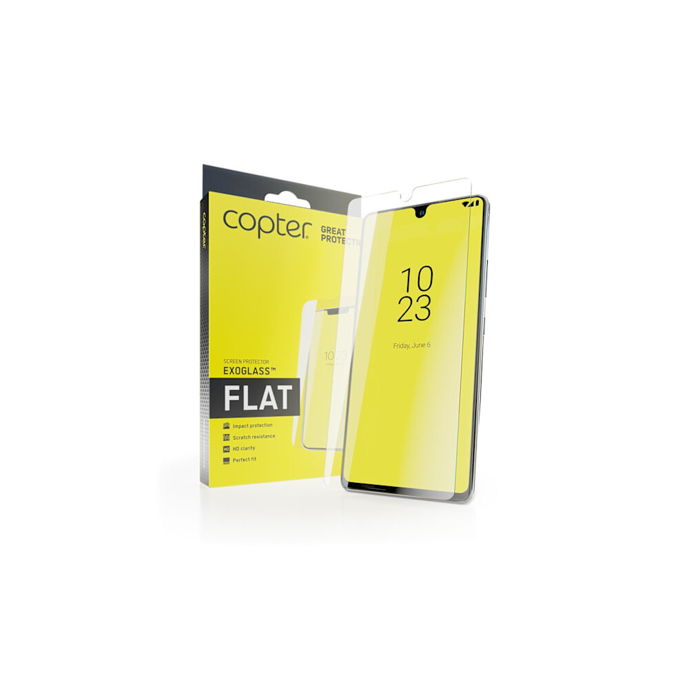 Copter Exoglass Flat For Compatible With Iphone 15 Plus Transparent 9377112445953