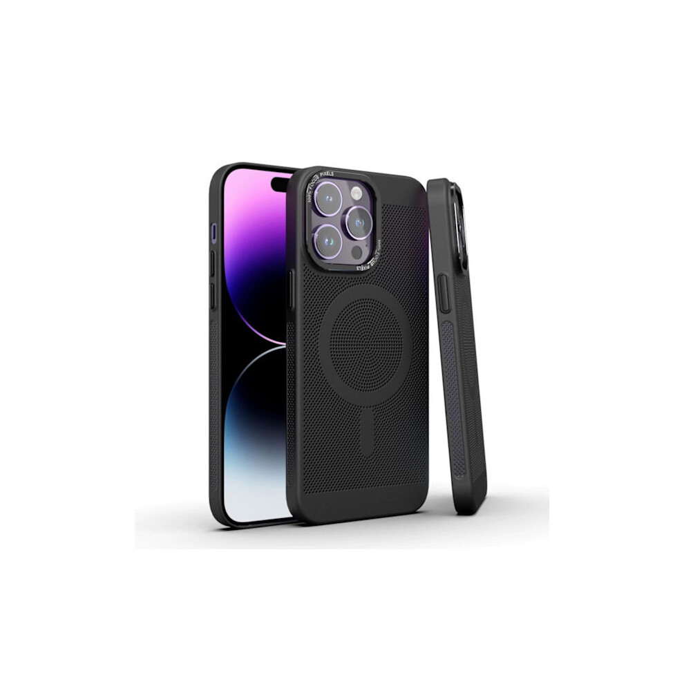 Magsafe Case With Mesh Ventilation For Compatible With Iphone 13 Pro Max Black 9377112445977