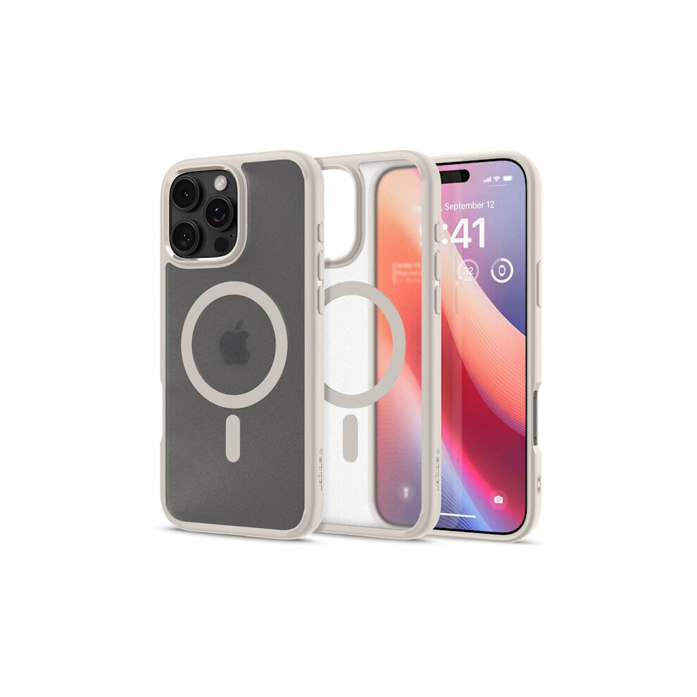 Spigen Case Ultra Hybrid Magsafe Compatible With Iphone 16 Pro Frosted Natural T Light 9377112445984