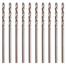 YEUHTLL 10Pcs Durable 2mm M35 Triangle Shank HSS-Co Cobalt Twist Drill Spiral Drill Bit