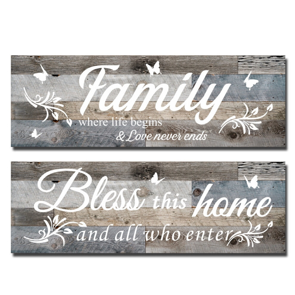 Fnyoxu Family Home Three-Dimensional Wooden Wall Sticker For Home Decoration Wall Sticker 9377112446646