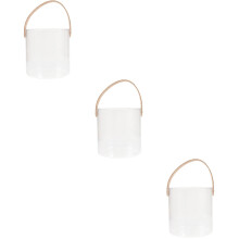 3pcs Wine Dump Bucket Bucket Wine Storage Outdoor Ice Holder with Handle