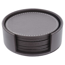 1 Set Anti-scalding Pad Heat Insulation Pad Thickened Round Coasters for Home