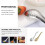 2Pcs Multipurpose Skimmer Slotted Spoons Kitchen Caviar Strainer Ladle Kitchen Tools 4